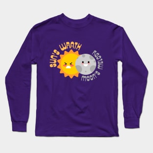 Gazing at Solar Eclipse Majesty Long Sleeve T-Shirt